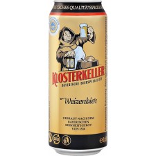 Пиво "Klosterkeller" Weizenbier, 0.5 л